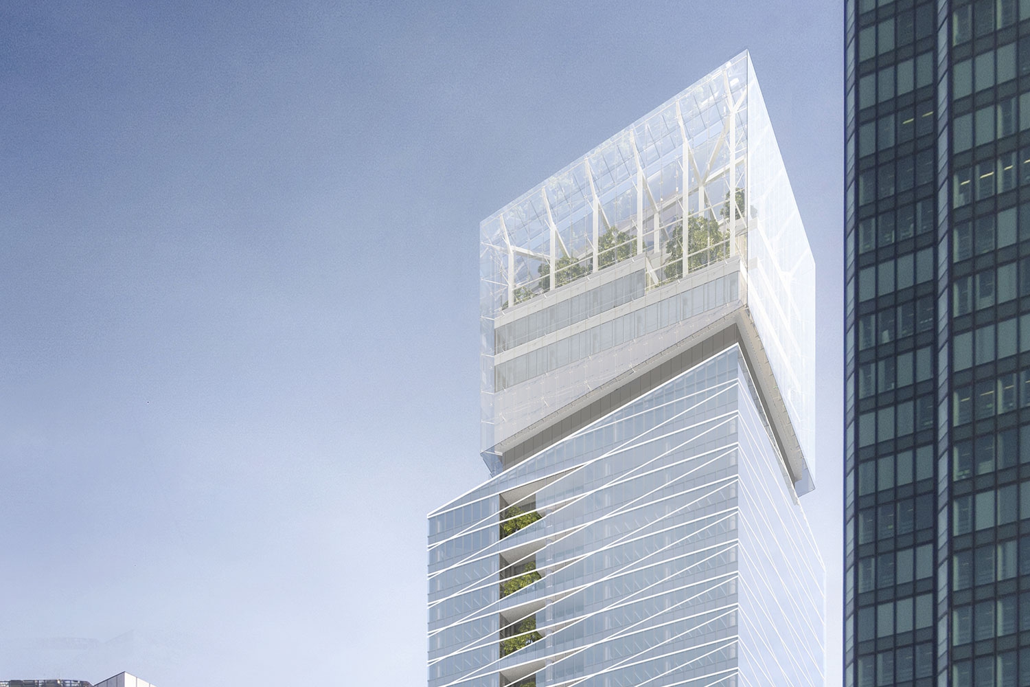 Triax, vecteur de projets >> Tour SAINT-GOBAIN